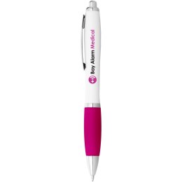 Długopis Nash czarny wkład biały, różowy