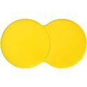 Podkładka podwójna wykonana z tworzywa sztucznego Sidekick żółty